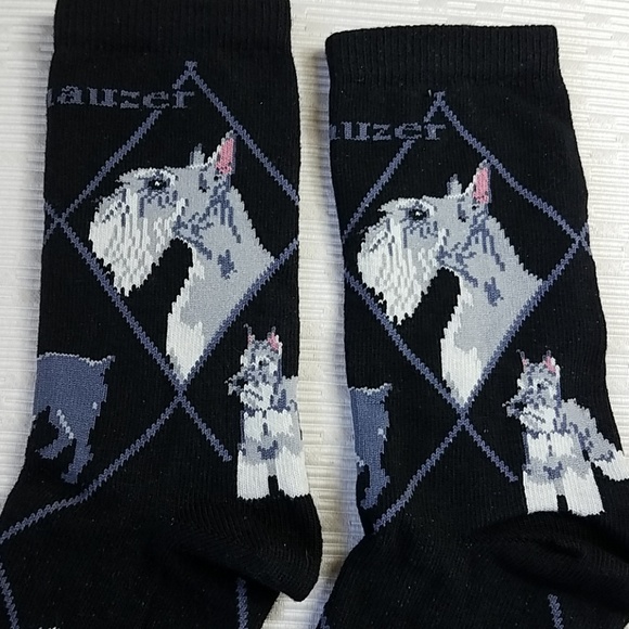 NEW * SCHNAUZER dog socks - Picture 6 of 7